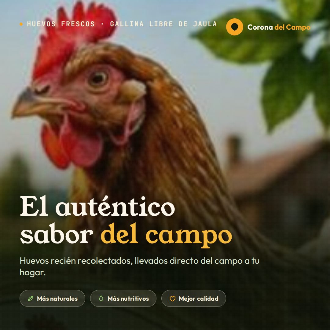 Huevos Frescos de Gallina Libre de Jaula – Corona del Campo
